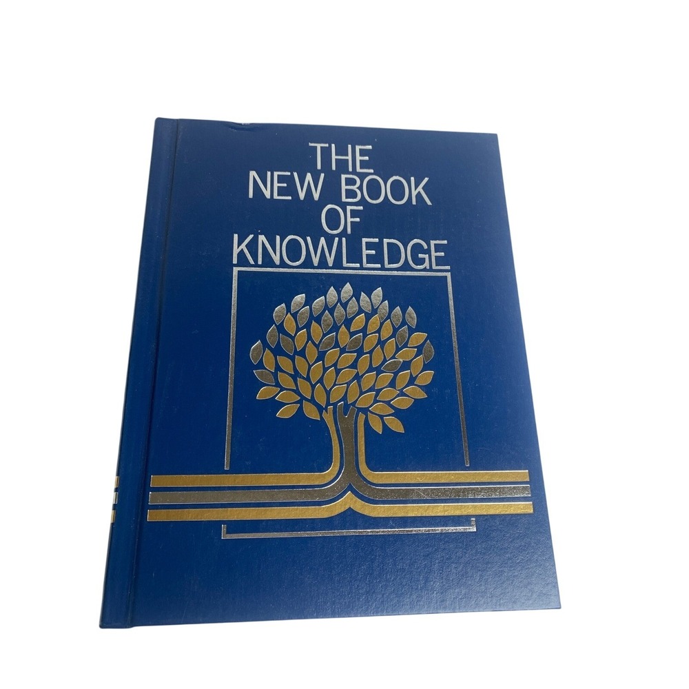 Grolier The New Book of Knowledge Volume 1 A Hardcover Encyclopedia Reference